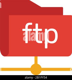 Ftp icon. Simple element from web hosting icons collection. Creative Ftp icon ui, ux, apps, software and infographics Stock Vector