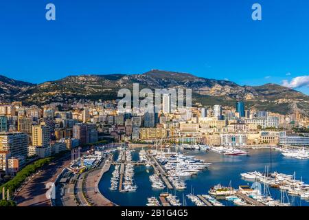 Port Hercules Harbour, Monte Carlo, Monaco Stock Photo