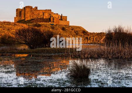 Bamburgh Castle Stock Photo