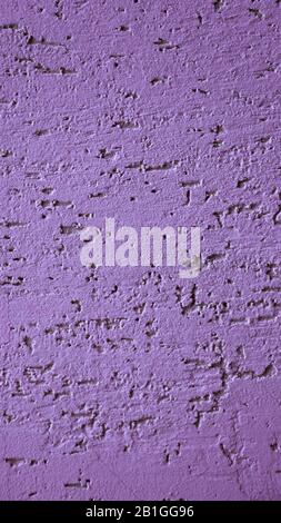 Vertical new purple cement wall. Beautiful concrete stucco. painted cement. background texture wall. Stock Photo