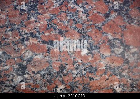 Red granite natural polished stone tile texture Stock Photo