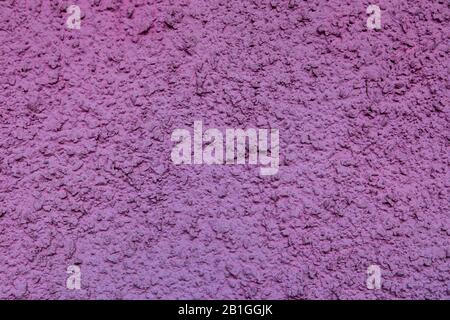 New purple cement wall. Beautiful concrete stucco. painted cement. background texture wall. Stock Photo