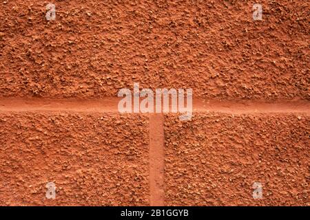 New pink cement wall. Beautiful concrete stucco. painted cement. background texture wall. Stock Photo
