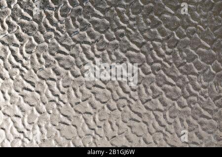 Transparent, patterned, abstract and old weathered glass flat high quality texture Stock Photo