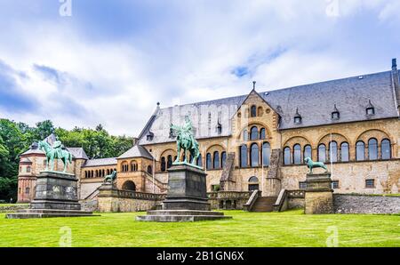 View on The Imperial Palace of Goslar, Germany Stock Photo