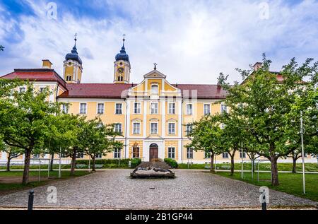 View on monastery Roggenburg in Bavaria, Germany Stock Photo
