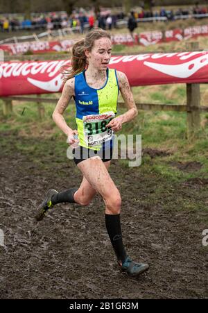 NOTTINGHAM - ENGLAND - 22 FEB: Grace Roberts competing in the U15 Girls