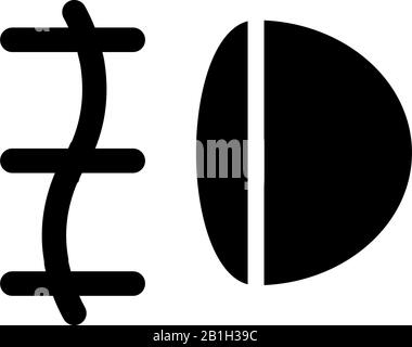 Fog light icon design vector template Stock Vector