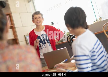 Concept of seminar for women Stock Photo