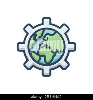 Illustration for Globalization Stock Vector