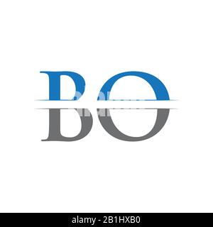 Initial BO Letter Logo With Creative Modern Business Typography Vector Template. Creative Abstract Letter BO Logo Design Stock Vector