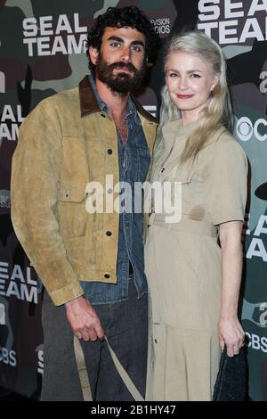 Hollywood, United States. 25th Feb, 2020. HOLLYWOOD, LOS ANGELES, CALIFORNIA, USA - FEBRUARY 25: Justin Melnick arrives at the Los Angeles Premiere Of CBS Television Studios' 'SEAL Team' held at ArcLight Cinemas Hollywood on February 25, 2020 in Hollywood, Los Angeles, California, United States. (Photo by Xavier Collin/Image Press Agency) Credit: Image Press Agency/Alamy Live News Stock Photo