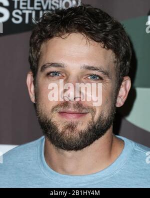 Hollywood, United States. 25th Feb, 2020. HOLLYWOOD, LOS ANGELES, CALIFORNIA, USA - FEBRUARY 25: Max Thieriot arrives at the Los Angeles Premiere Of CBS Television Studios' 'SEAL Team' held at ArcLight Cinemas Hollywood on February 25, 2020 in Hollywood, Los Angeles, California, United States. (Photo by Xavier Collin/Image Press Agency) Credit: Image Press Agency/Alamy Live News Stock Photo