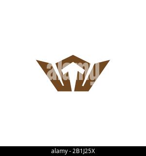 Initial letter wt  logo or tw logo vector design template Stock Vector
