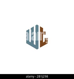 Initial letter wt  logo or tw logo vector design template Stock Vector