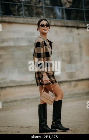 Camila Coelho at Paris Haute Couture FW 23/24 Fashion Week Street Style /  id : 5684697 by