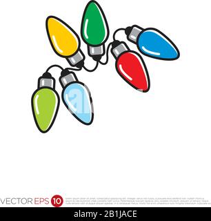 Pictograph of lights for template logo, icon, and identity vector designs. Stock Vector
