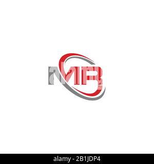 Initial letter mr or rm logo design template Stock Vector