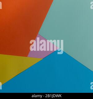 Multicolored blocks with bright colors and copy space Stock Photo