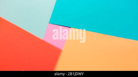 Multicolored blocks with bright colors and copy space Stock Photo