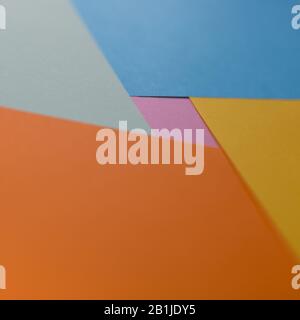 Multicolored blocks with bright colors and copy space Stock Photo