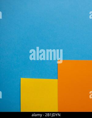 Multicolored blocks with bright colors and copy space Stock Photo