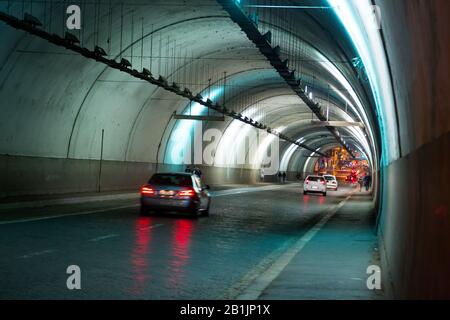 Traforo Umberto (tunnel) in Rome, Italy