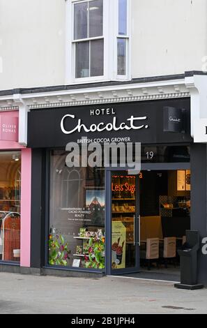 Hotel Chocolat chocolatier store in North Street Brighton UK Stock Photo