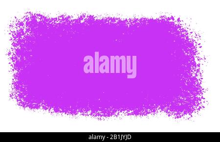 Thick purple paint textured brush stroke isolated on white background for designs and copy writing. Digitally generated element. Stock Photo