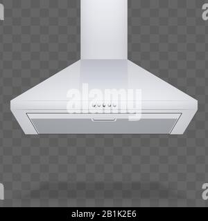 Exhaust range cooker hood Stock Vector