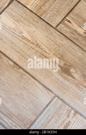 Wooden ceramic tile texture Stock Photo