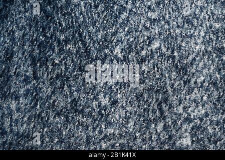 Blue and white fiber rug background Stock Photo