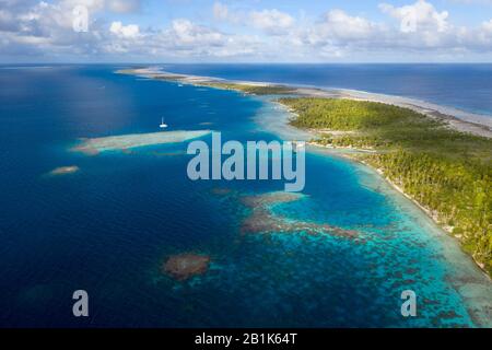 Impressions of Ahe Atoll, Tuamotu Archipel, French Polynesia Stock Photo
