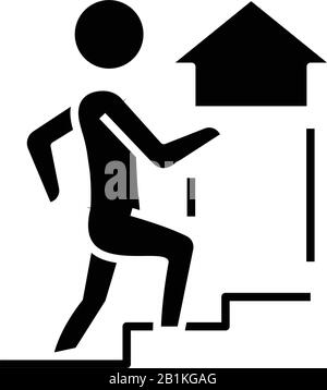 Black glyph business vision and strategy icons vector illustration ...