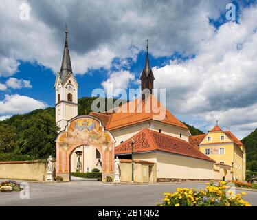 Pilgrimage site, church and monastery Maria Heimsuchung, Maria Lankowitz, Styria, Austria Stock Photo