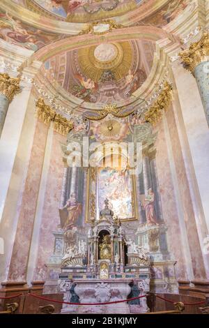 Baroque church of, Stadl-Paura, Upper Austria, Austria Stock Photo