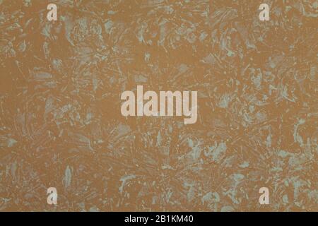 apricot wall with white sponged background Stock Photo