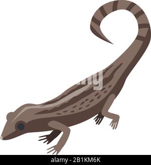 Lizard icon, isometric style Stock Vector
