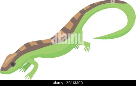 Salamander icon, isometric style Stock Vector
