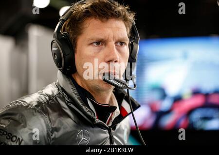 Barcelona, Spain. 26th Feb, 2020. Motorsports: FIA Formula One World Championship 2020, Preseason Testing in Barcelona, James Vowles (GBR, Mercedes AMG Petronas Motorsport), | usage worldwide Credit: dpa/Alamy Live News Stock Photo