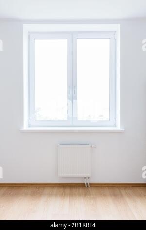 white empty room with window Stock Photo