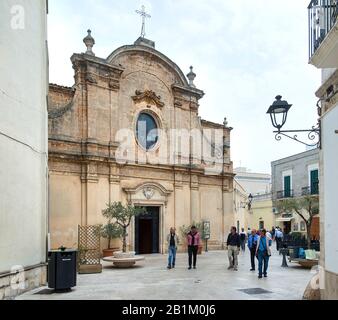 Chiesa di Santa Maria degli Angeli o del Purgatorio, San Vito dei Normanni, Puglia, Italy Stock Photo