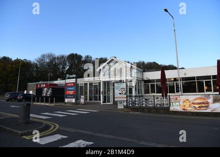 Moto Service Area M6 Burton in Kendal Carnforth LA6 1JF Stock