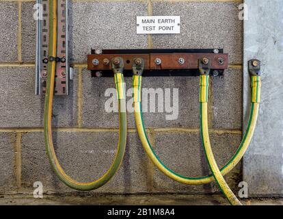 Electrical Substation Earthing System And Cabling Stock Photo - Alamy