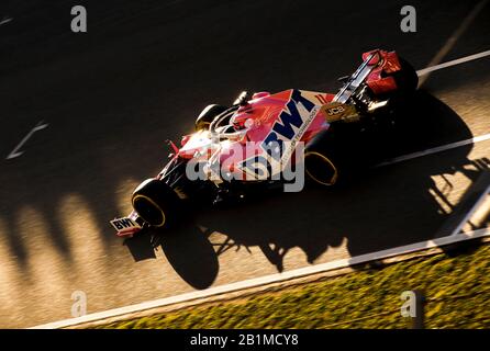 Barcelona, Spain. 26th Feb, 2020. Motorsports: FIA Formula One World Championship 2020, Preseason Testing in Barcelona, #11 Sergio Perez (MEX, BWT Racing Point Formula One Team), Credit: dpa/Alamy Live News Stock Photo