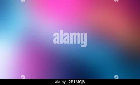 Blured glowing neon light blue pink purple magenta lilac background Stock Photo