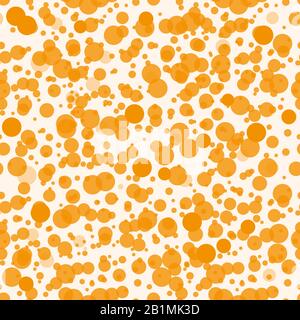 Yellow Orange Circular design seamless pattern background. eps10 Stock Vector