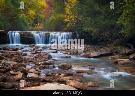 Albert Falls near Thomas, West Virginia Stock Photo