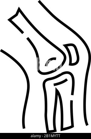 Spine bones and structure outline vector icon. Medicine and anatomy ...