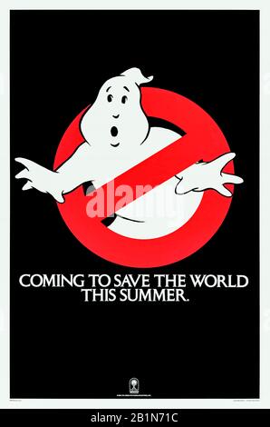 Ghostbusters (1984) directed by Ivan Reitman and starring Bill Murray, Dan Aykroyd, Sigourney Weaver, Harold Ramis and Rick Moranis. Three sacked professors of parapsychology decide to use their knowledge of the paranormal to set up a commercial ghost elimination service for the haunted.